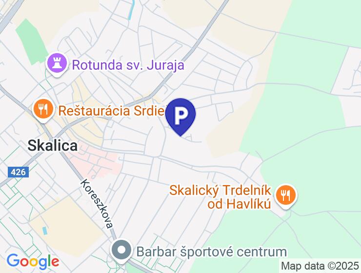 Garáž na predaj v parkovacom dome v Skalici