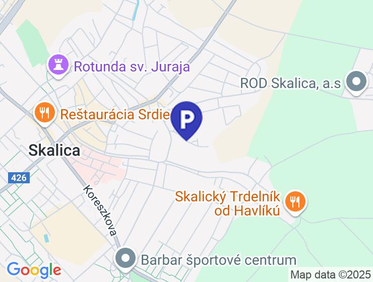 Garáž na predaj v parkovacom dome v Skalici