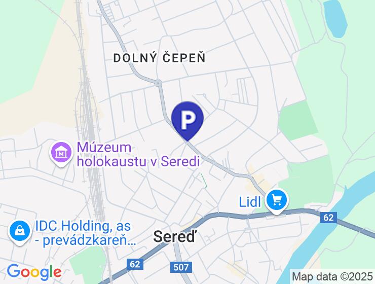 Garáž na predaj v Seredi na ul. Čepeňská
