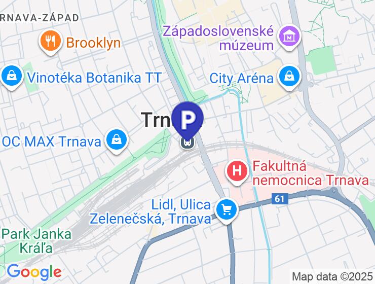 Garáž na predaj v Trnave pri autobusovej stanici