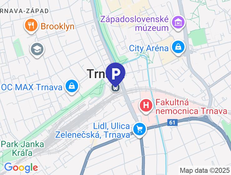 Garáž na predaj v Trnave pri autobusovej stanici