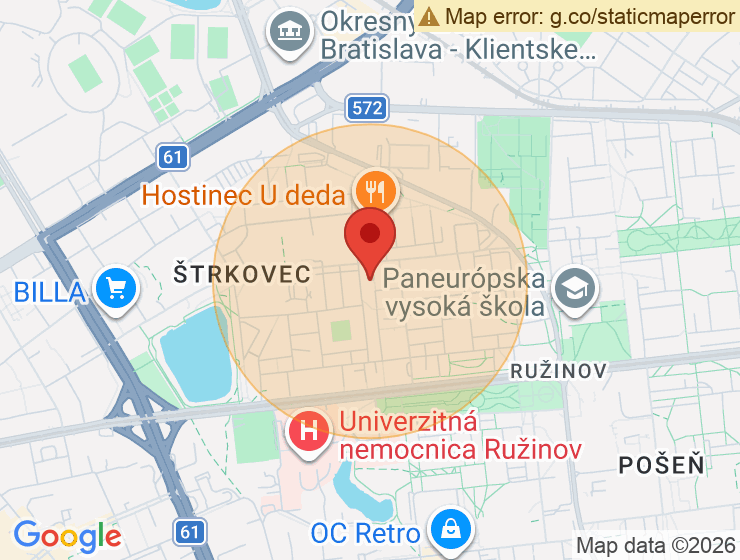 Garáž na prenájom na Drieňovej ulici