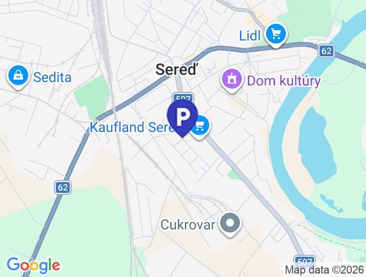 Garáž na prenájom na Fándlyho v Seredi