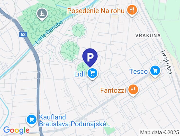 Garáž na prenájom na Lotyšskej ulici v Bratislave