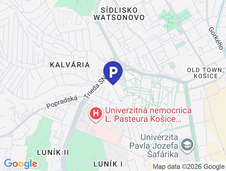 Garáž na prenájom na Štítovej ulici v Košiciach