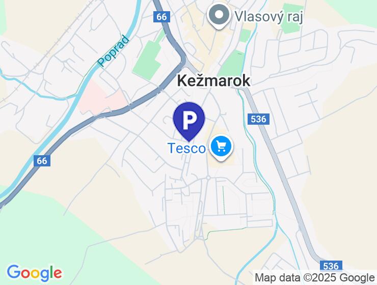 Garáž na prenájom na ulici G. Štefánika v Kežmarku