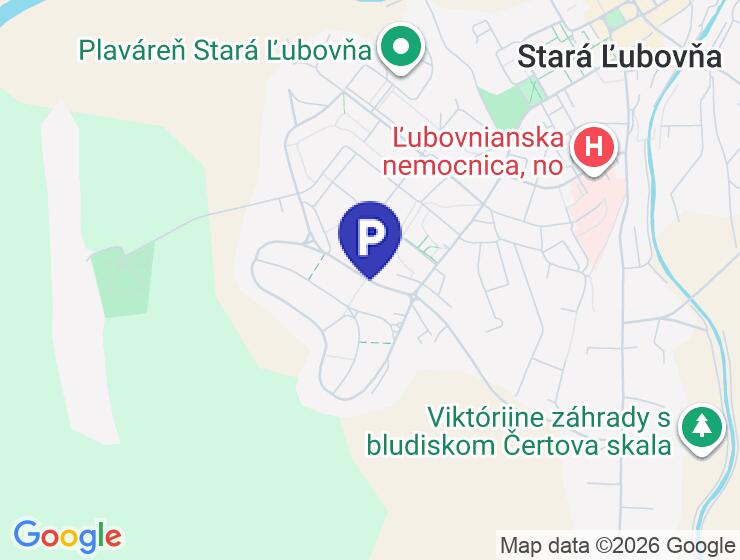 Garáž na prenájom na ulici Okružná v Starej Ľubovni