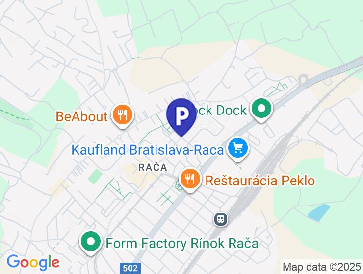 Garáž na prenájom na ulici Rustaveliho v Bratislave - Rača