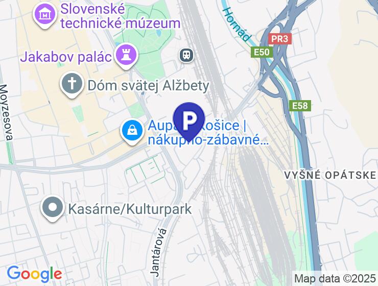 Garáž na prenájom pri Auparku v Košiciach