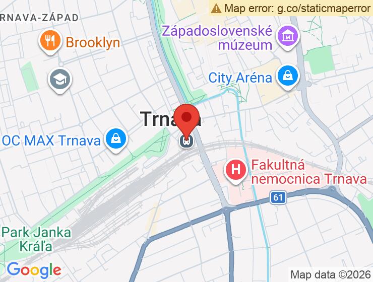 Garáž na prenájom pri autobusovej stanici v Trnave