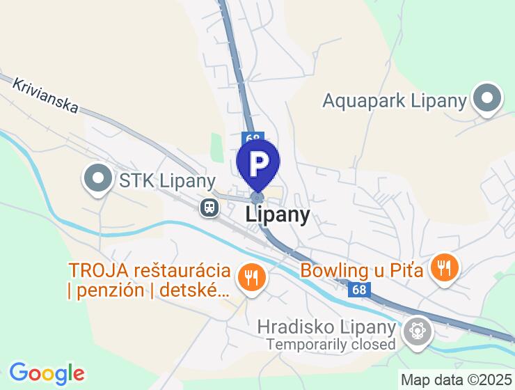 Garáž na prenájom v centre mesta Lipany