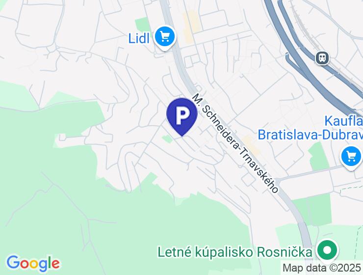 Garáž na prenájom v Dúbravke na Sokolíkovej ulici