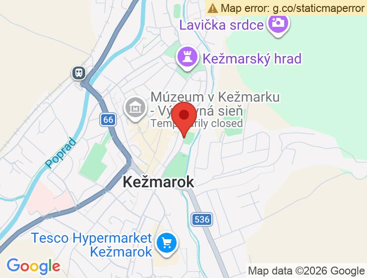 Garáž na prenájom v Kežmarku s prístupom na ul. Trhovište