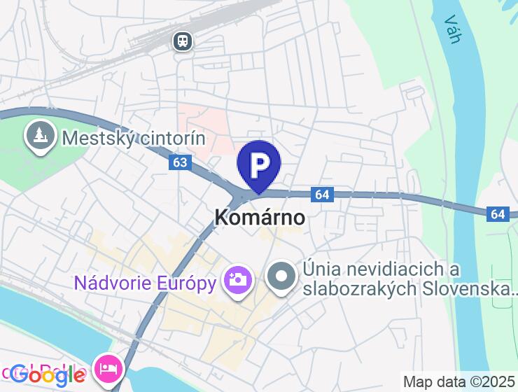 Garáž na prenájom v Komárne za 80€ mesačne