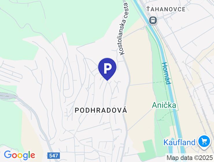 Garáž na prenájom v Košiciach, Sidlisko Podhradová