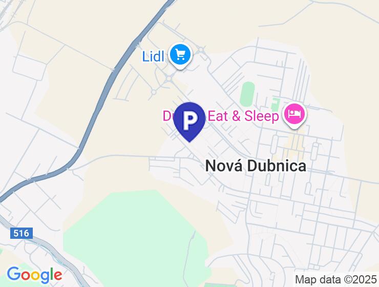 Garáž na prenájom v Novej Dubnici s elektrikou a jamou