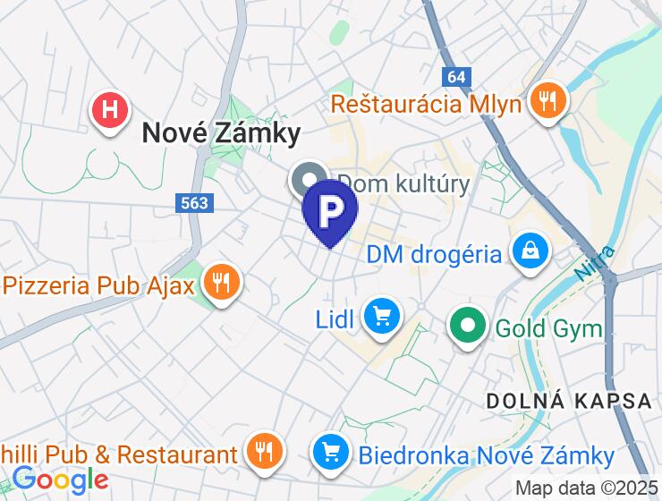 Garáž na prenájom v Nových Zámkoch pri centre