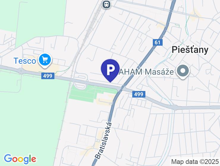 Garáž na prenájom v Piešťanoch na Cintorínskej ulici