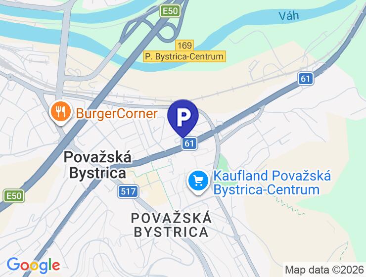 Garáž na prenájom v Považskej Bystrici - Stred