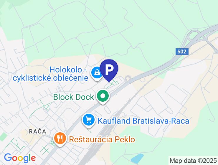 Garáž na prenájom v Rači s elektrinou a vodou