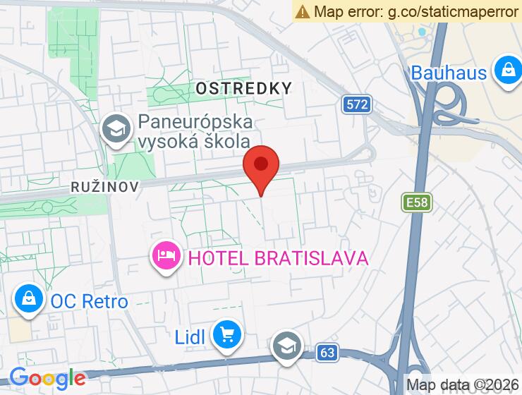 Garáž na prenájom v Ružinove na Exnárovej ulici