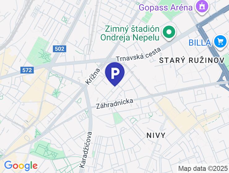 Garáž na prenájom v Starom Ružinove