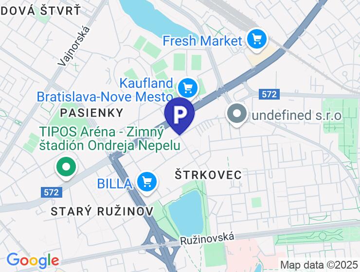Garáž s elektrickým otváraním na Teslovej ulici