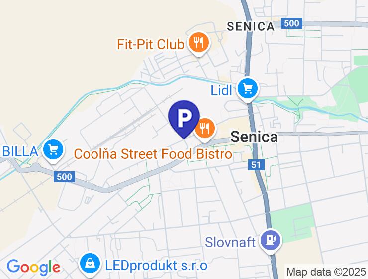 Garáž s montážnou jamou na Továrenskej ulici v Senici