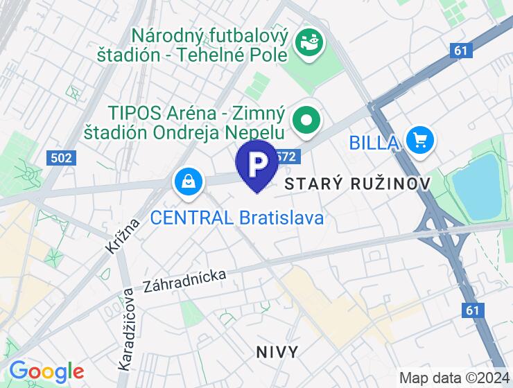 Garáž Trnavské mýto Zimný štadión