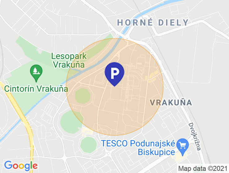 Garazove parkovanie Rajecka, Bratislava