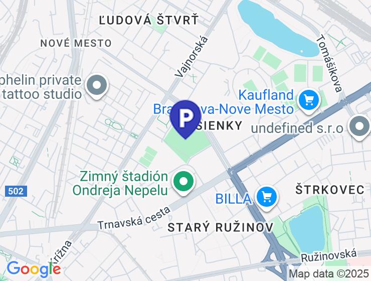 Garážové státie na predaj pri Národnom futbalovom štadióne BA