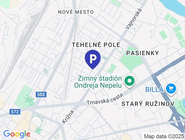 Garážové státie na prenájom - Budyšínska ulica
