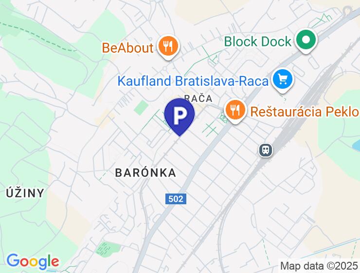 Garážové státie v bytovom dome RÍNOK RAČA, ulica FRANTIŠKA K