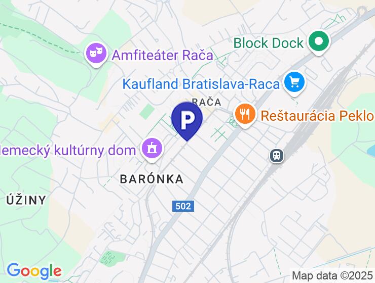 Garážové státie v bytovom dome RÍNOK RAČA, ulica FRANTIŠKA K