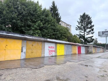 Na predaj murovaná garáž v Hlinách VII