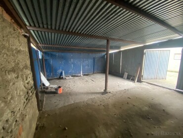 Prenájom plechového skladu s parkovaním v Košiciach - Barca