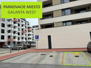 Vonkajšie parkovacie miesto na prenájom v Galante