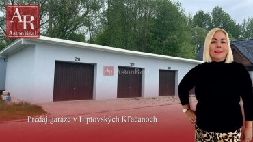 Na predaj nová garáž v Liptovských Kľačanoch, okres Liptovský Mikuláš