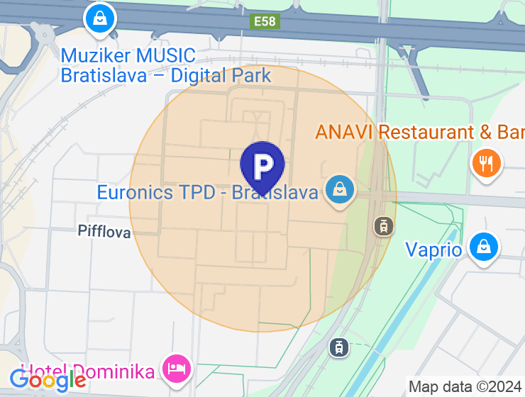 Hľadám parkovacie miesto, Muchovo námestie