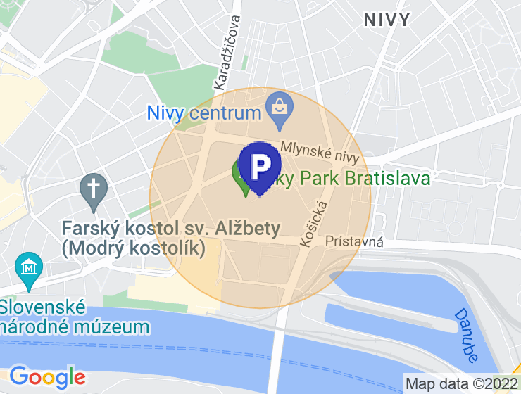 Hľadám parking v Downtowne