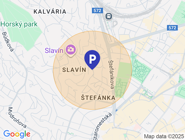 Hladam parking, Vlčkova, BA