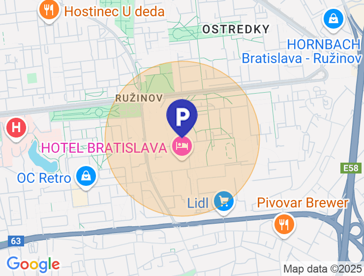 Hľadám parkovacie miesto - Jašíkova BA Ružinov