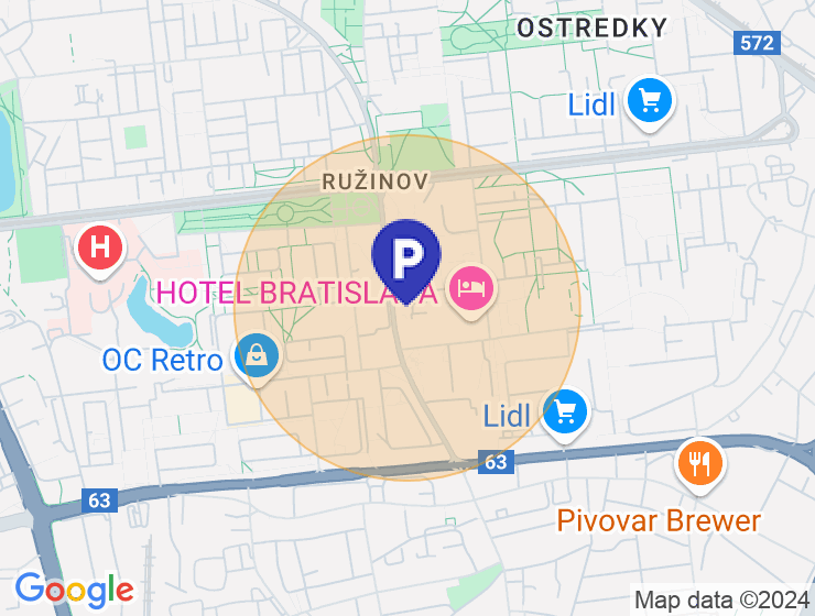 Hľadám parkovacie státie - Tomášikova 10, Ružinov, Bratislava