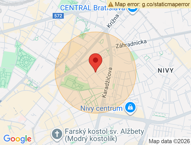 HLADAM PARKOVANIE, GARAZ okolie SOLTESOVej, KRIZNA, ZAHRADNICKA, KARADZICOVA