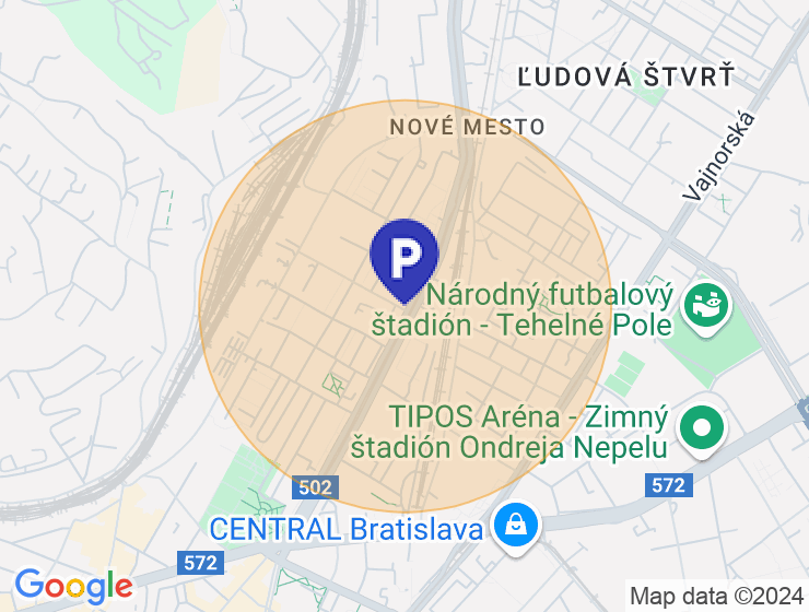 Hľadám parkovanie v okolí Legerského