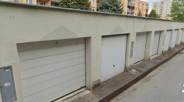 Predaj radovej garáže 17 m² s elektrinou v Prešove