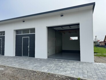 Prenájom novej garáže s rozmermi 7.2m x 4.15m v Turanoch
