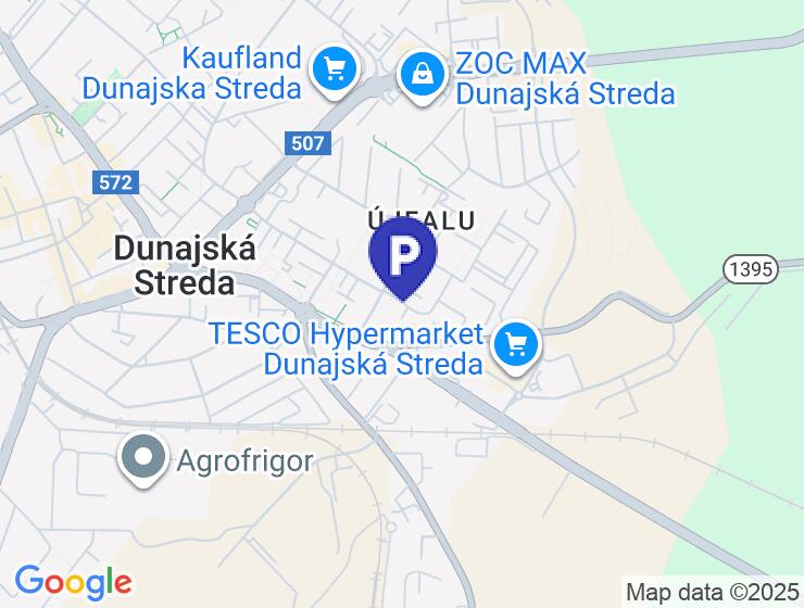 Krytá garáž na prenájom v Dunajskej Strede