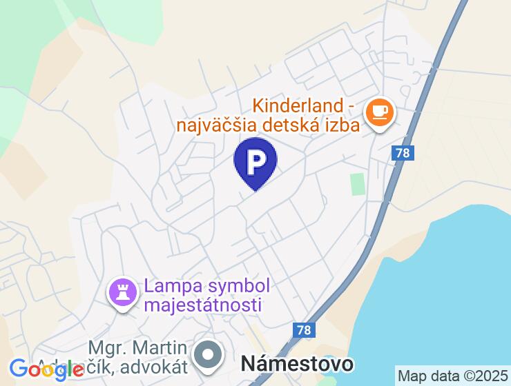 Krytá garáž na prenájom v Namestove