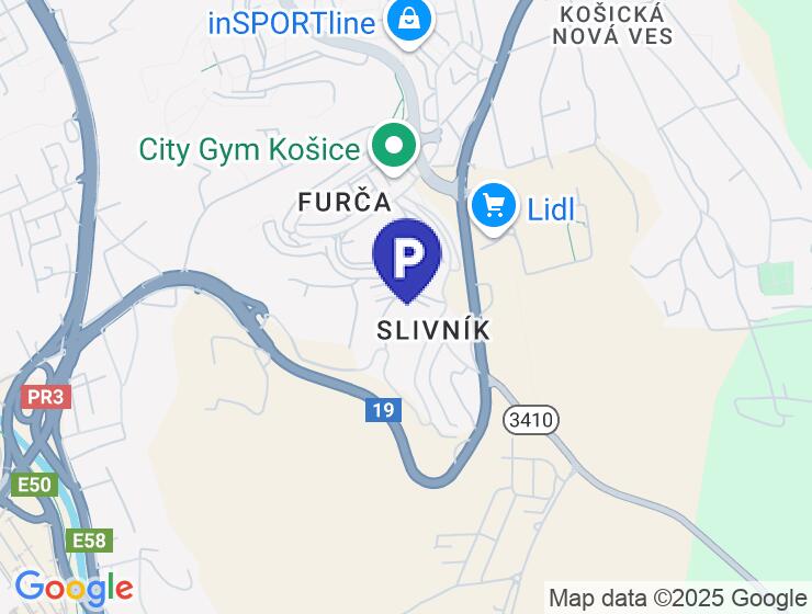 Kryté parkovacie miesto na prenájom na ulici Na Hore